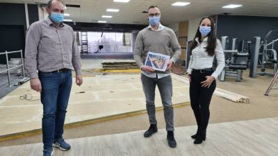 Gespr�chsrunde im Shivanja Gesundheitscenter Genthin mit Anja und Maik Sauer