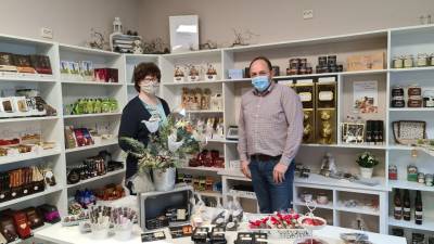 Gratulation zur Gesch�ftserweiterung von Frau K�nig-Parisius in Genthin