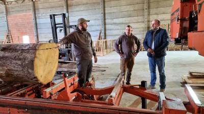 v.l. Jorgino Pein, Kevin K�ppe, Thomas Staudt MdL