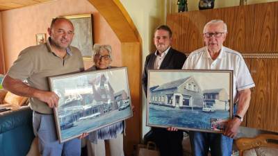 v.l. Thomas Staudt, Gerda Haupt, Lukas K�ppe, Reinhard Haupt