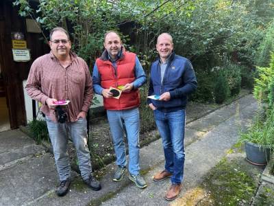 8. Platz Team Jagdgenossenschaft v.l. Carsten K�ppe, Thomas Staudt, Sebastian Stoll8. Platz Team Jagdgenossenschaft v.l. Carsten K�ppe, Thomas Staudt, Sebastian Stoll