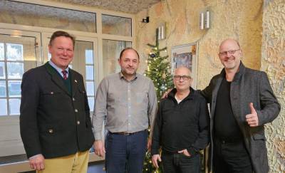 v.l. Enno von Katte, Thomas Staudt, Lars Hoffmann, Gerry Weber