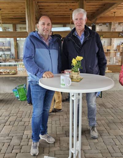 v.l. Thomas Staudt MdL und Olaf Feuerborn MdL sowie Pr�sident des Bauernverbandes Sachsen-Anhalt e.V. 