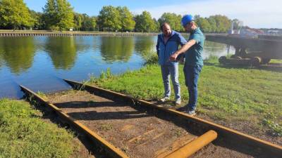 v.l. Thomas Staudt MdL und Gesch�ftsf�hrer Fabian Karbe