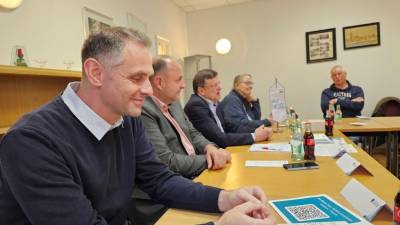 v.l. Steffen Schilm, Thomas Staudt, Dr. Franz Kadell, Vera Amtsberg