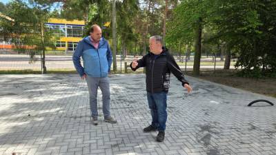 v.l. Thomas Staudt MdL, Mario Helmrich (stellv. Vorsitzender)
