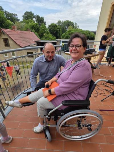 v.l. Thomas Staudt MdL, Leiterin Kerstin Projahn