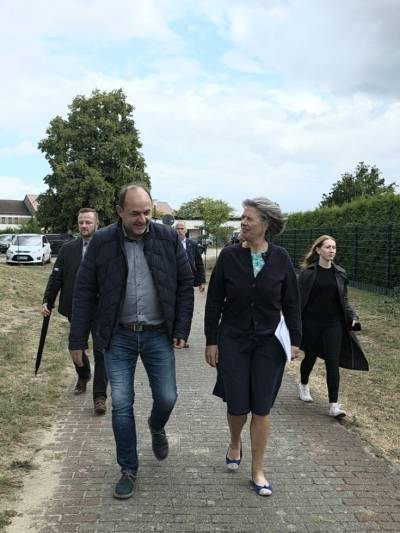 v.l. Thomas Staudt MdL, Ministerin Dr. Tamara Zieschang