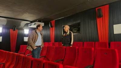 Informationsgespr�ch mit dem Kinobetreiber Lars Hoffmann 