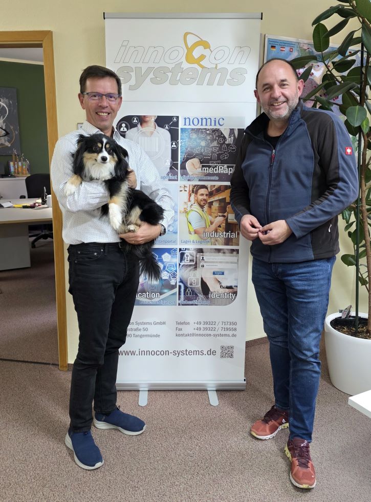 v.l. Geschftsfhrer Hagen Woecht, Thomas Staudt MdL 