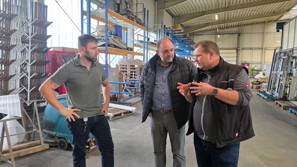 v.l. Stefan H�ttner, Thomas Staudt, Marcel Wendt