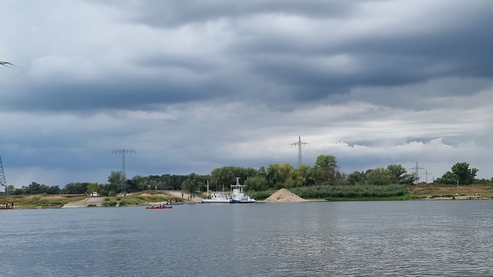Elbf�hre zwischen Grieben und Ferchland